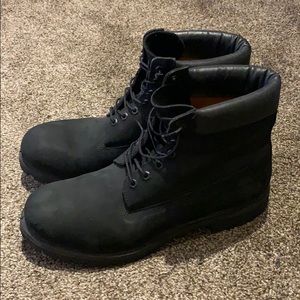 Timberland Black Suede Boots